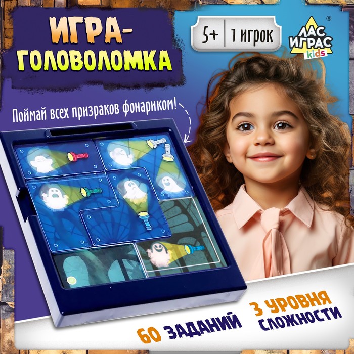 Логическая игра «Как приручить привидение», 1 игрок, 5+