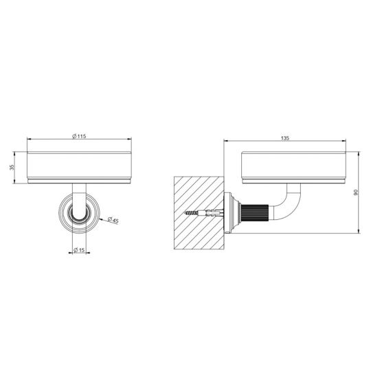 Мыльница с креплением на стену Gessi Venti20 Accessories 65402 ФОТО