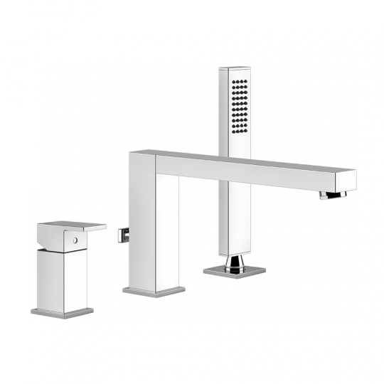 Смеситель для ванны и душа Gessi Rettangolo 20037 ФОТО