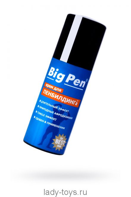 Крем для увеличения пениса Big Pen для мужчин, 50 г