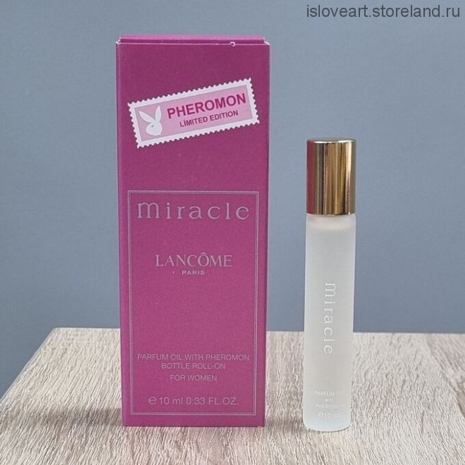 Парфюмерное масло Lancome Miracle с феромонами, женский аромат, 10мл