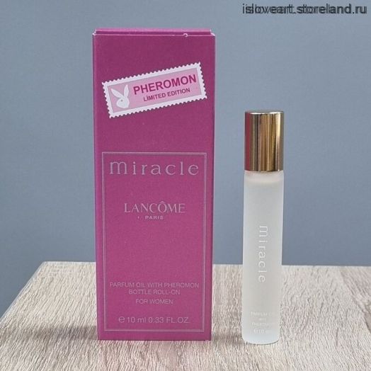 Парфюмерное масло Lancome Miracle с феромонами, женский аромат, 10мл