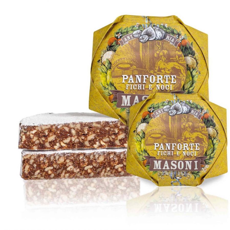 Панфорте Инжир и грецкий орех Masoni, 450 г; Panforte Fichi e noci 450 g