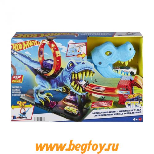 HOT WHEELS HKX42 пасть тиранозавра