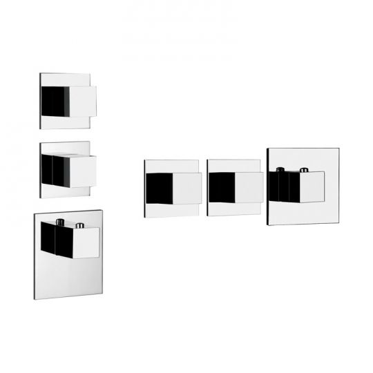 Изображение Gessi Quadro Wellnes смеситель для ванны/душа 43204