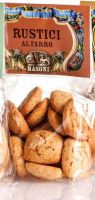 Печенье Рустичи из полбы Masoni, 350 г; Rustici al farro 350 g