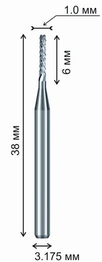 Фреза компрессионная 1 х 6