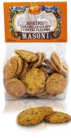 Печенье Рустичи карамель и полба Masoni, 300 г; Rustici Caramello e farro 300 g