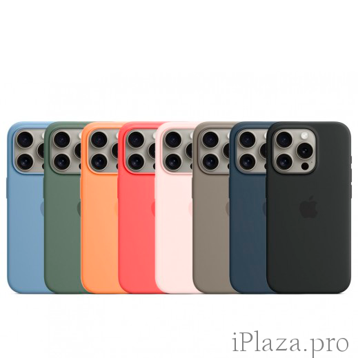 Чехол Apple Silicone Case для iPhone 15 / 15 Pro / 15 Pro Max