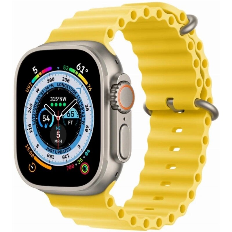 Умные Часы Apple watch Ultra Yellow Ocean Band (One Size)