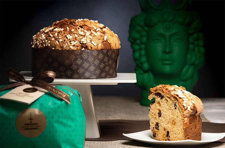 Панеттоне Абрикос и шоколад из Модики IGP Fiasconaro 1000 г, Panettone Albicocca e cioccolato di Modica IGP 1000 g