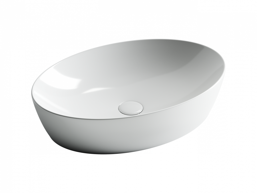 Умывальник чаша накладная овальная Element 610*410*150мм