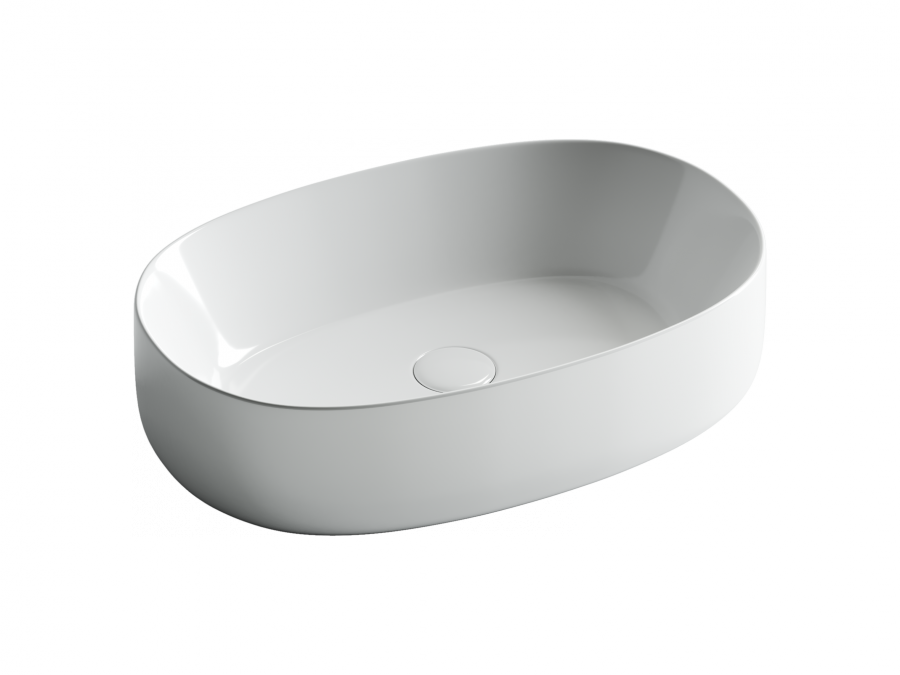 Умывальник чаша накладная овальная Element 540*350*145мм