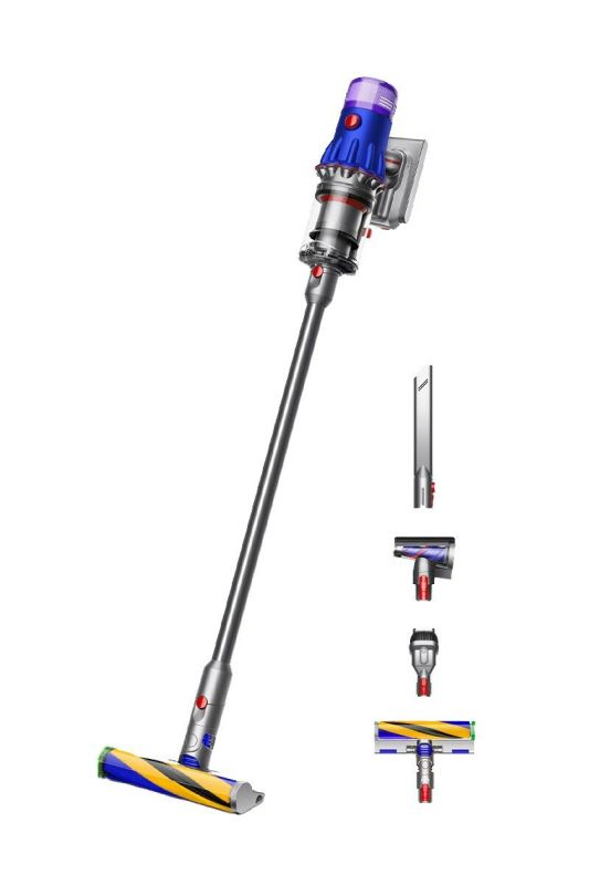 Пылесос Dyson V12 SV46 Detect Slim Fluffy Blue/Nickel