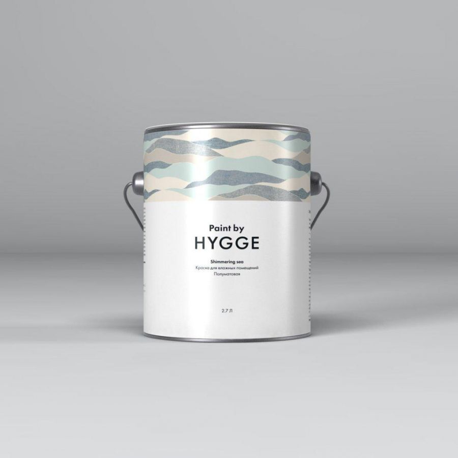 Интерьерная краска Hygge Shimmering sea 2,7 л