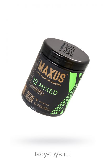 Презервативы Maxus Mixed, набор, латекс, 12 шт.