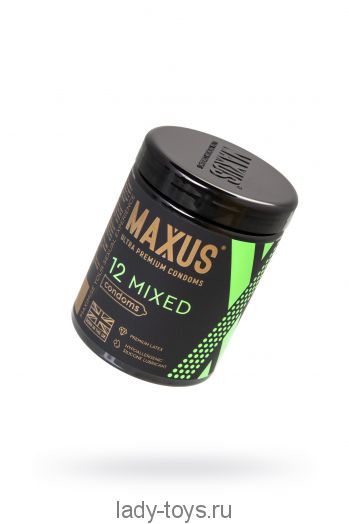 Презервативы Maxus Mixed, набор, латекс, 12 шт.