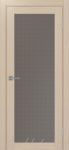Межкомнатная дверь ТУРИН 501.2 ЭКО-шпон Дуб беленый. стекло - Пунта бронза