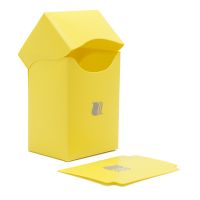 Пластиковая коробочка Blackfire - Жёлтая (80+ карт)