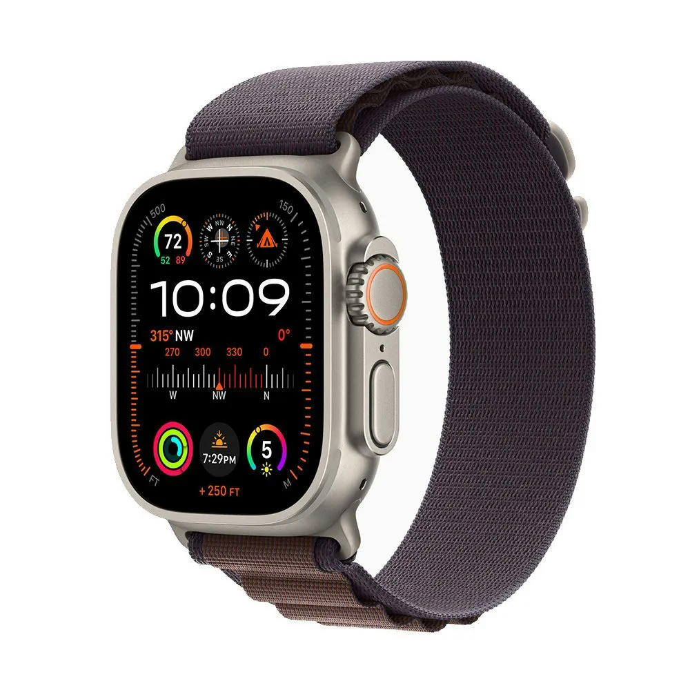 Apple Watch Ultra 2 49 mm (GPS+Cellular) Titanium Case Indigo Alpine Loop (M) (MRET3)