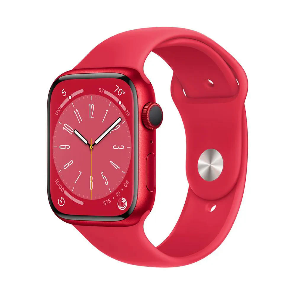 Apple Watch Series 8 45mm (GPS) Red Aluminum Case with Red Sport Band (MNP43/MNPA3)