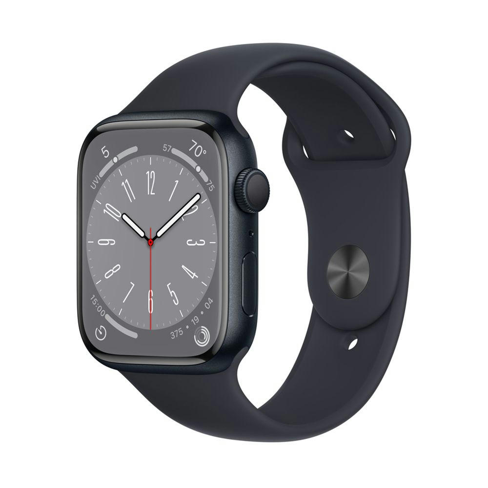 Apple Watch Series 8 41mm (GPS) Midnight Aluminum Case with Midnight Sport Band (MNP53)