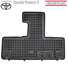 Коврики Toyota Proace II от 2016 -  Verso 2-й ряд в салон резиновые Rezaw Plast (Польша) - 1 шт.