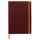 Книжка зап.Clairefontaine Rhodiarama А5+ 80л.точка мягкая обложка Burgundi Бордовый 90г/м2 117436C