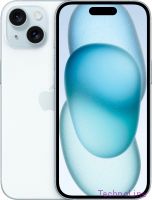 Смартфон Apple iPhone 15 128 ГБ, голубой EU
