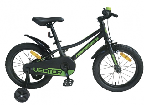 Велосипед 12 Nameless Vector, зеленый/черный