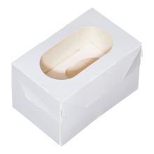 Коробка "MUF 2 PRO" 160х100х100мм ForGenika с ложементом, 1 окно, белая